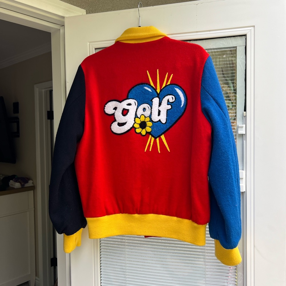 Golf Wang Multi/Red Varsity Jacket